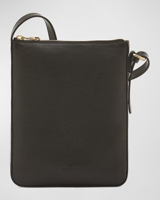 Il Bisonte Flat Vachetta Leather Crossbody Bag