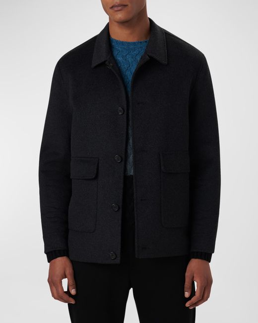 Bugatchi Full-Button Wool Jacket