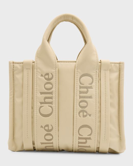 Chloé Woody Small Nylon Tote Bag