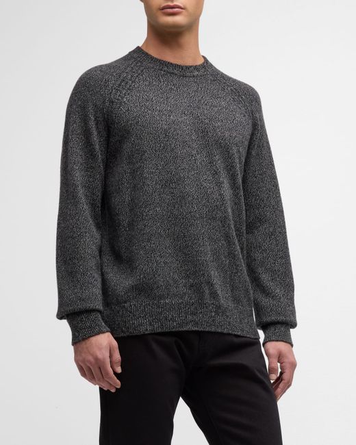Versace Marled Cashmere Raglan Sweater