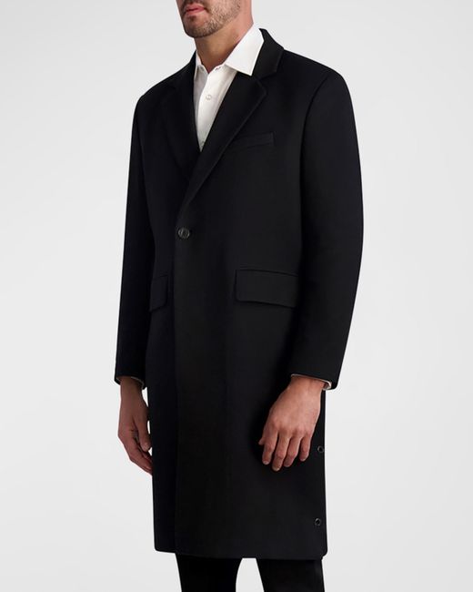 Karl Lagerfeld One-Button Top Coat