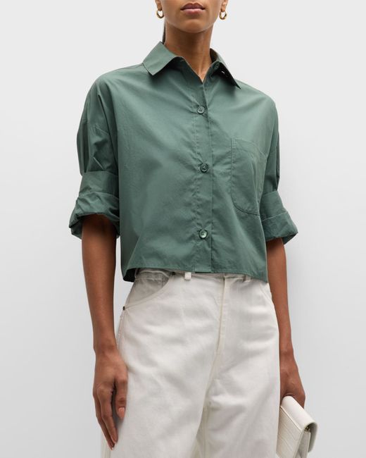 Twp Next Ex Cropped Button-Front Shirt