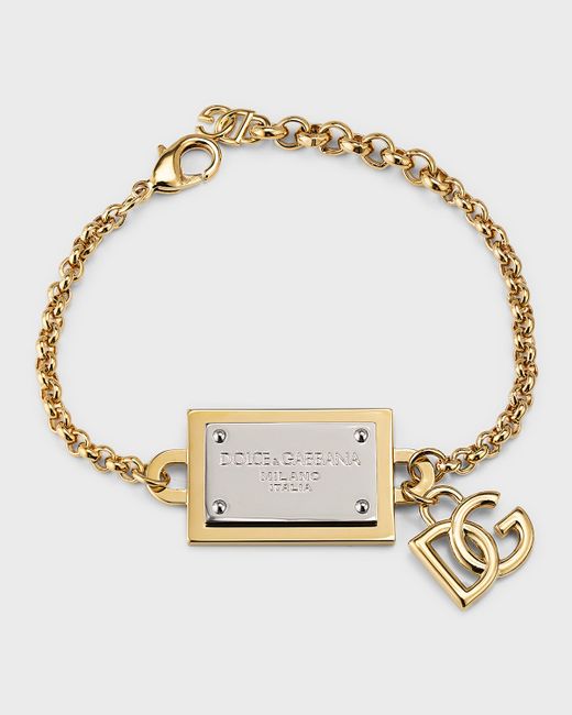 Dolce & Gabbana DG Logo Link Bracelet