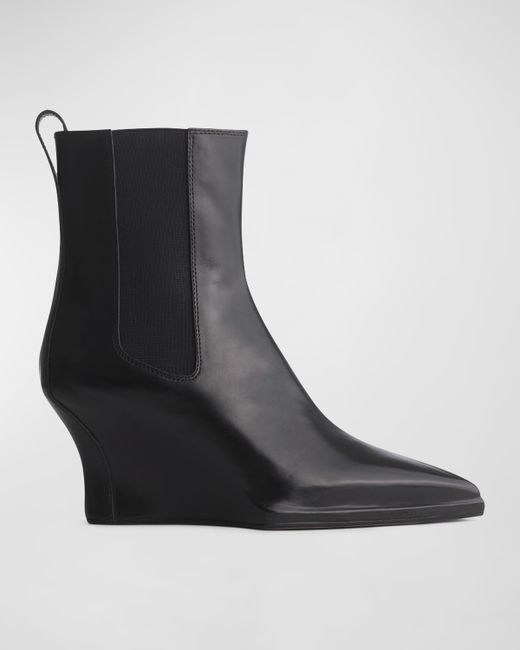 Rag & Bone Eclipse Leather Wedge Chelsea Ankle Boots