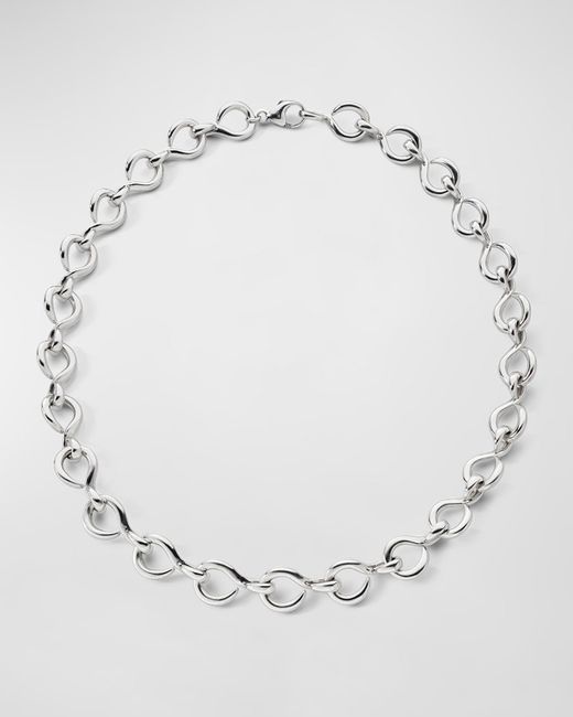 Monica Rich Kosann Sterling The Twist Premier Infinity Necklace