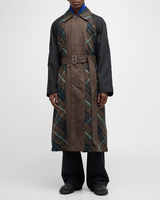Burberry Check Reversible Trench Coat