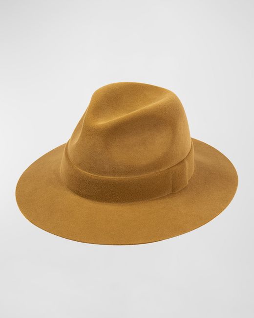 Bergdorf Goodman Ray Wool-Cashmere Fedora Hat