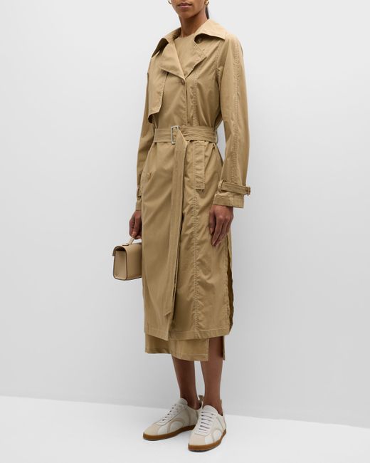 Twp Last Night Belted Trench Coat