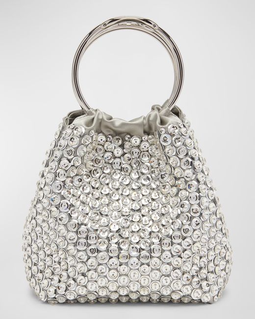 Valentino Garavani Carry Secrets Small Crystal Top-Handle Bag