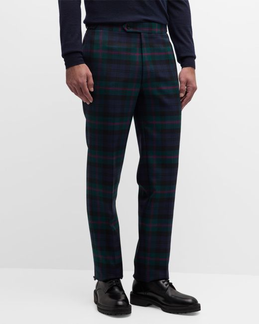 Paul Stuart James Multicolor Plaid Trousers