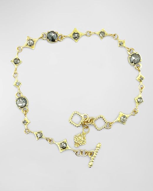 Armenta 18K Yellow Gold Grey Diamond Chain Bracelet