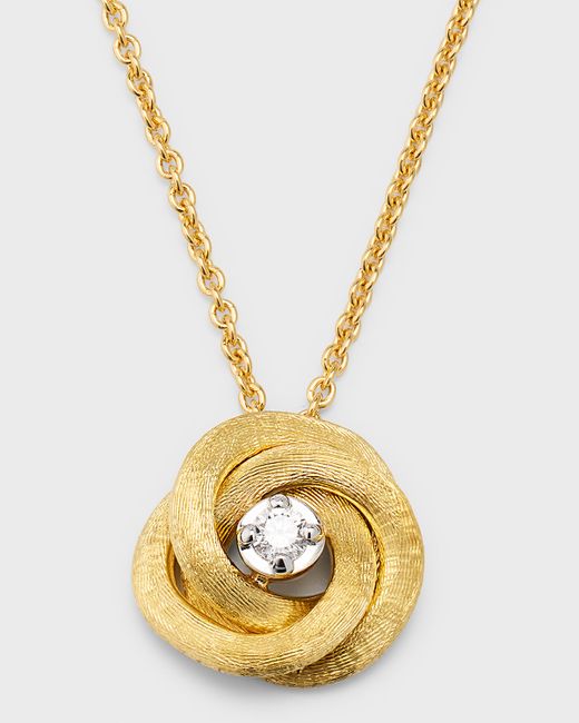 Marco Bicego Jaipur Link 18K Gold Pendant Necklace with Diamond