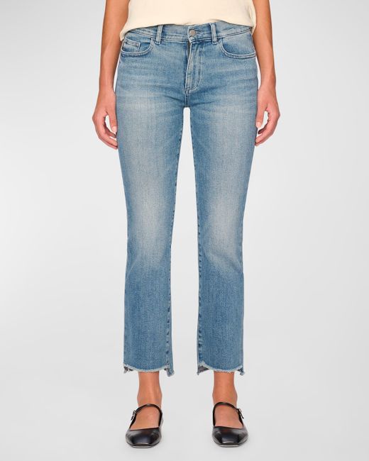 Dl1961 Mara Straight Mid-Rise Ankle Jeans