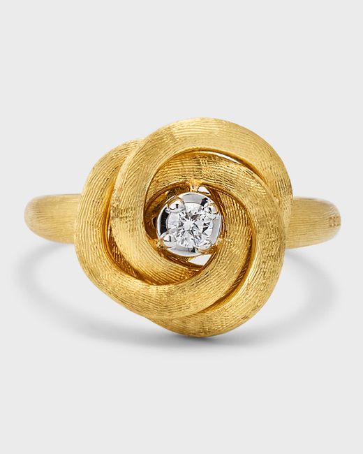 Marco Bicego Jaipur Link 18K Gold Ring with Diamonds 7