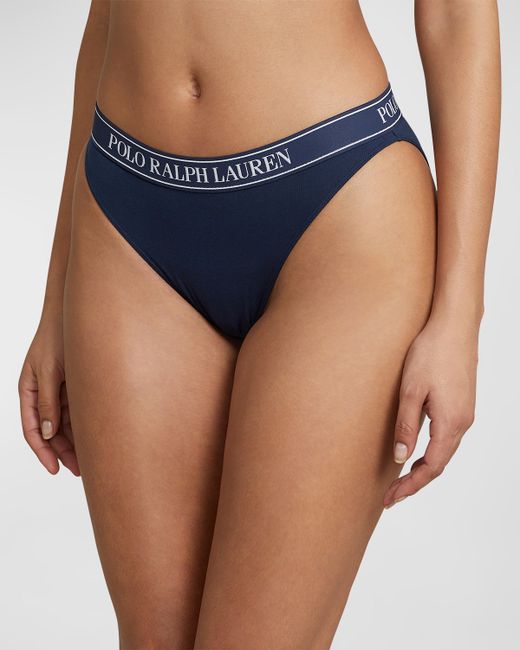 Polo Ralph Lauren Ribbed Logo Bikini Briefs