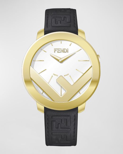 Fendi F is FF Leather Bracelet Watch 28mm