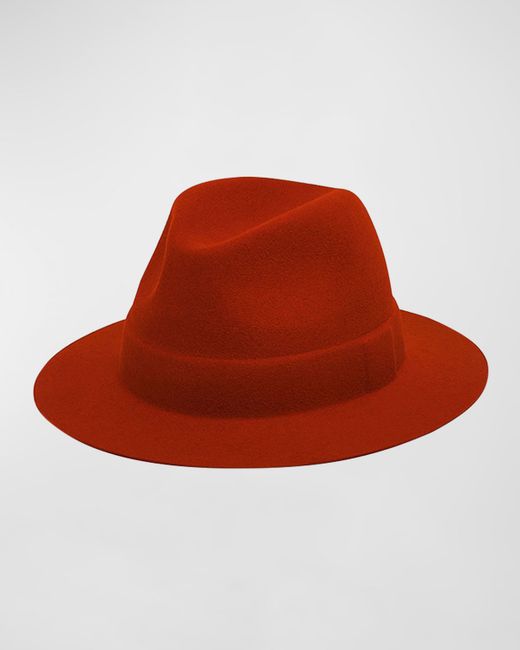 Barbisio Ray Wool-Cashmere Fedora Hat
