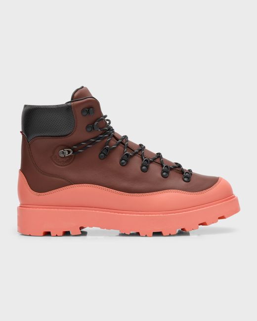 Moncler x Palm Angels Peka Water-Repellent Leather Hiking Boots