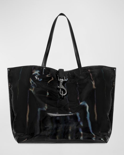 Rebecca Minkoff Megan Holographic Nylon Tote Bag