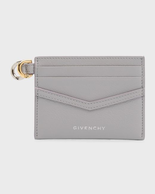 Givenchy Voyou Card Holder Tumbled Leather