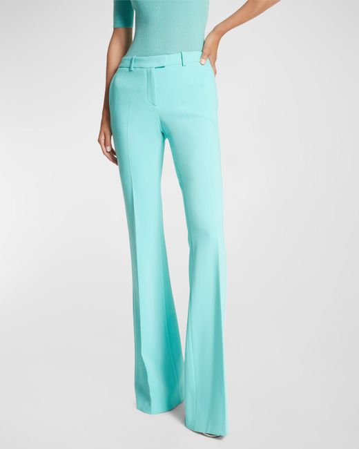 Michael Kors Collection Haylee Flare Crepe Trousers