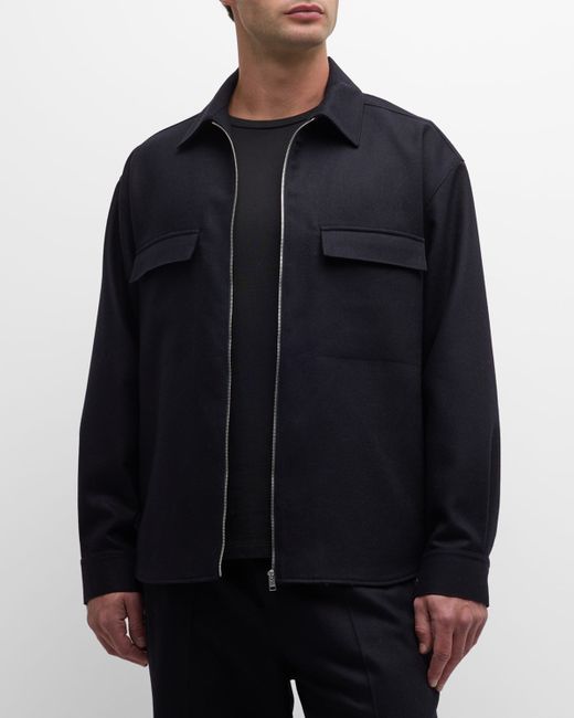Frame Modern Flannel Zip Jacket
