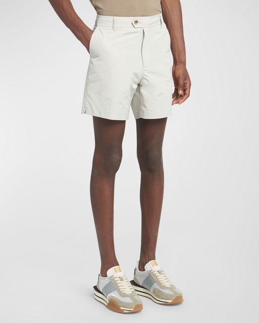 Tom Ford Technical Micro Faille Tailored Shorts