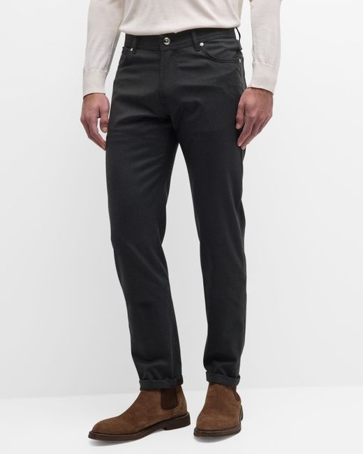 Marco Pescarolo Magnifico Luxe Worsted Flannel Pants