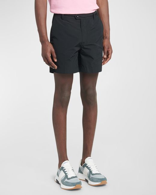 Tom Ford Technical Micro Faille Tailored Shorts