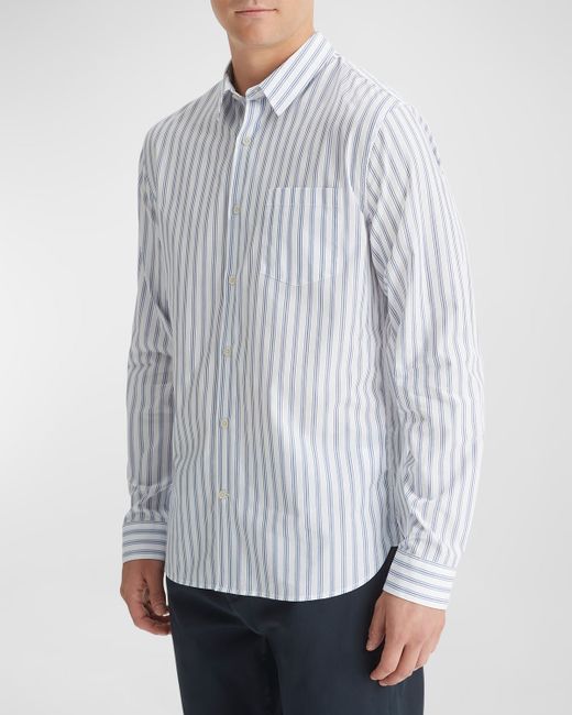 Vince Surf Stripe Button-Down Shirt