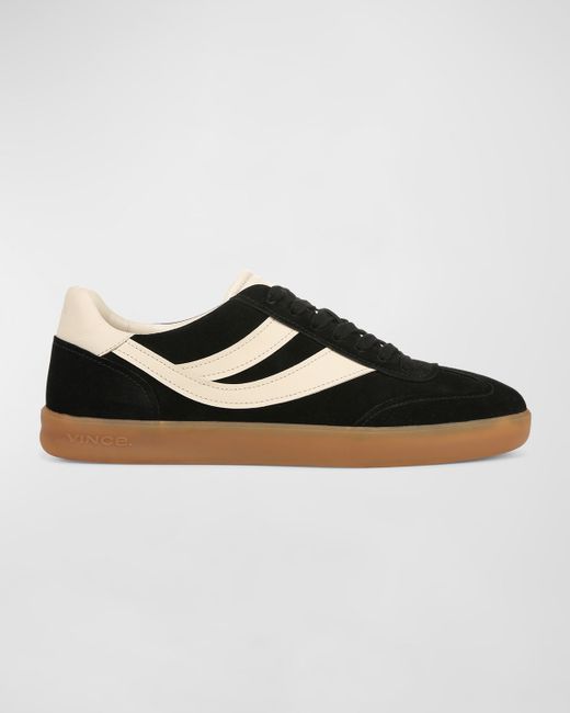 Vince Oasis-M Suede and Leather Low-Top Sneakers