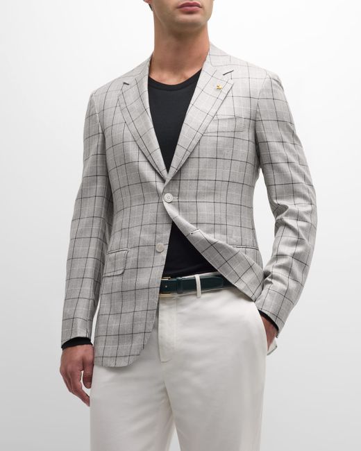 Stefano Ricci Wool and Silk Two-Button Jacket