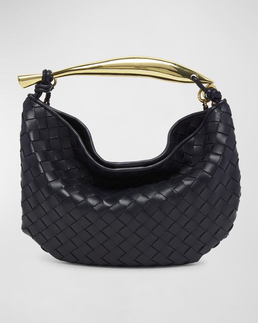 Bottega Veneta Small Sardine Leather Top-Handle Bag