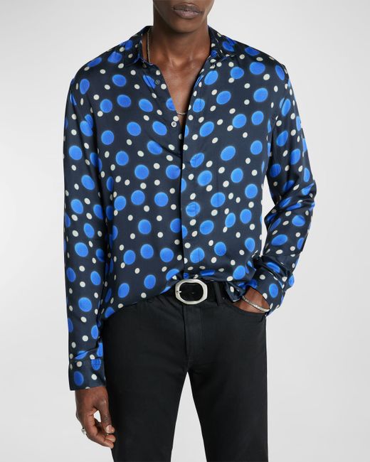 John Varvatos Rodney Geometric Button-Down Shirt