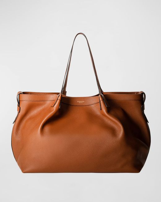 Serapian Secret Leather Tote Bag