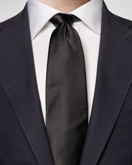 Eton Solid Silk Twill Tie