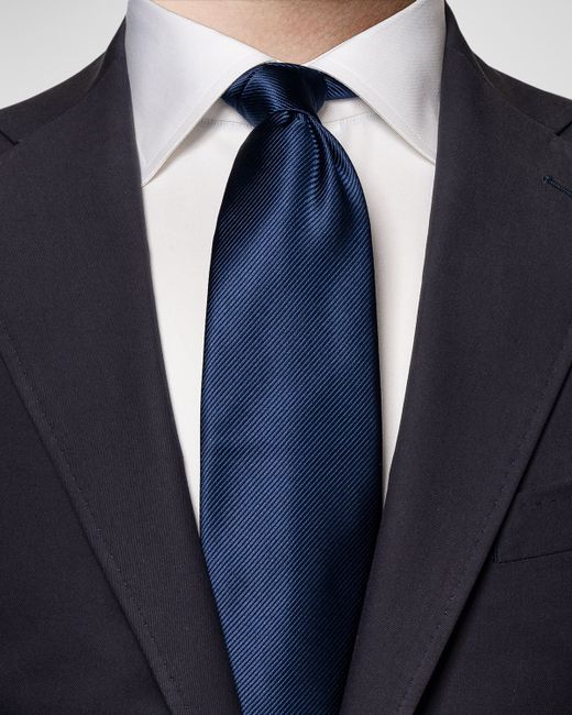 Eton Solid Silk Twill Tie