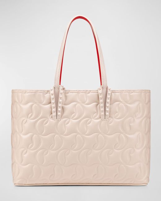 Christian Louboutin Cabata Small CL-Embossed Tote Bag