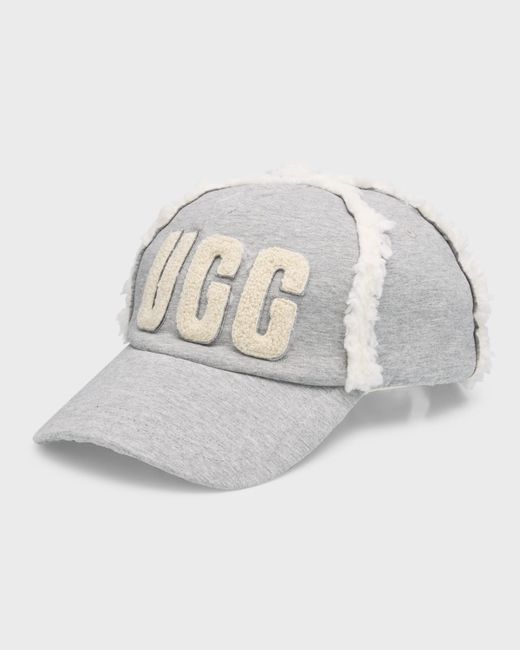 Ugg Logo Fleece Baseball Cap