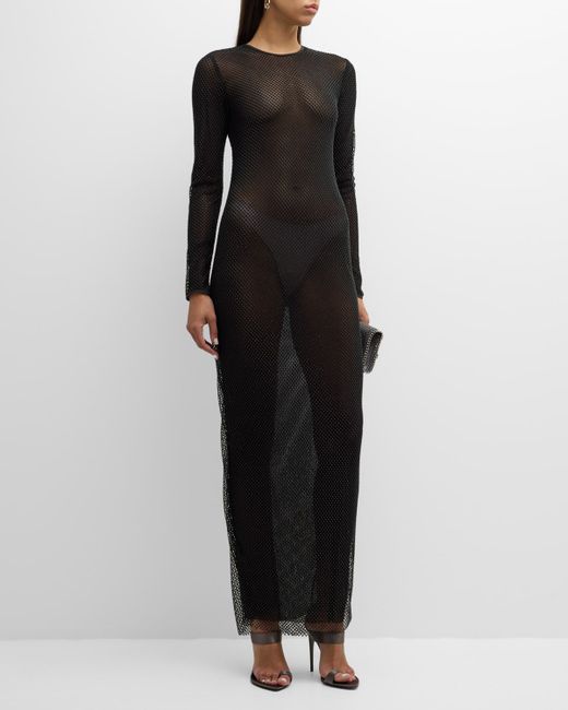 Le Superbe Net Worth Kate Long-Sleeve Maxi Dress