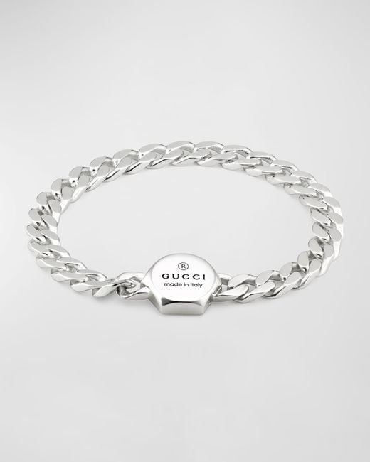 Gucci Trademark Curb Chain Bracelet