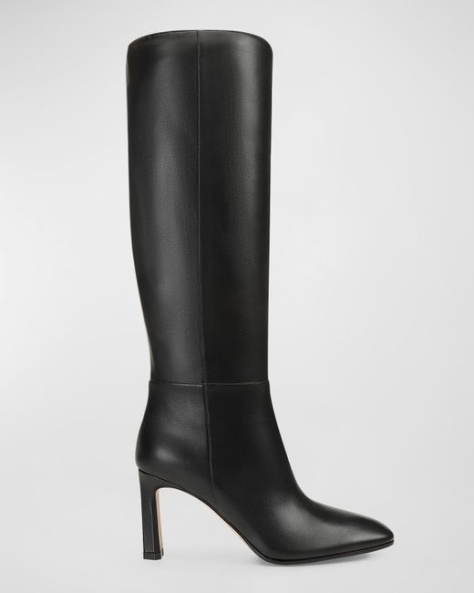 Sergio Rossi Leather Knee Boots