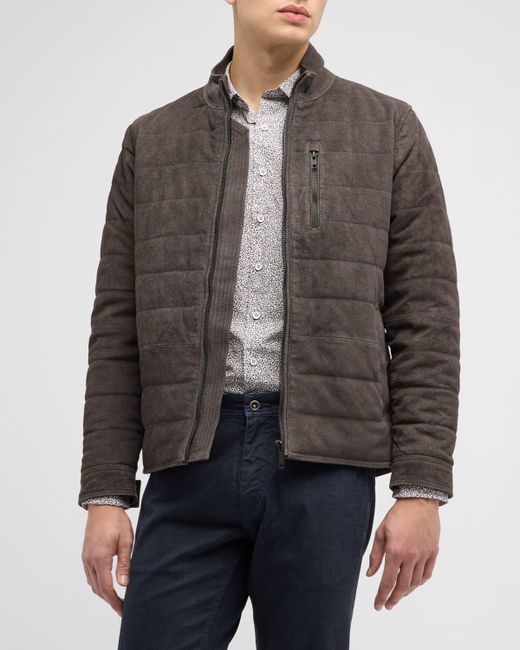 Rodd & Gunn Chalford Quilted Leather Jacket