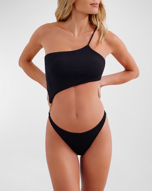 Vix Solid Sienna Deise Brazilian One-Piece Swimsuit