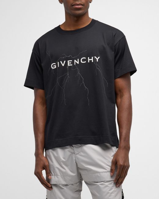 Givenchy Lightning Logo Boxy T-Shirt