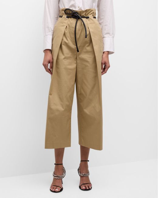 3.1 Phillip Lim Origami Paper-Bag Cropped Trousers