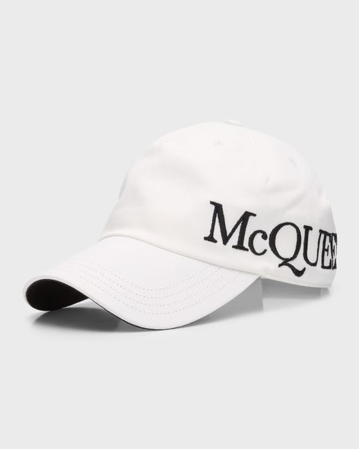 Alexander McQueen Oversized Logo Baseball Hat