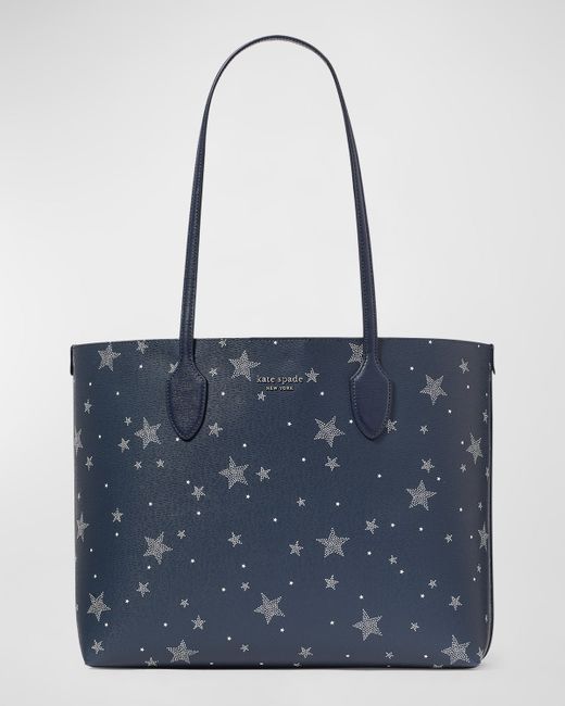 Kate Spade New York bleecker large starlight-print tote bag