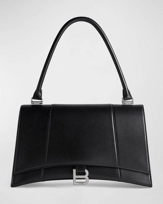 Balenciaga Hourglass Medium Hinge Top-Handle Bag