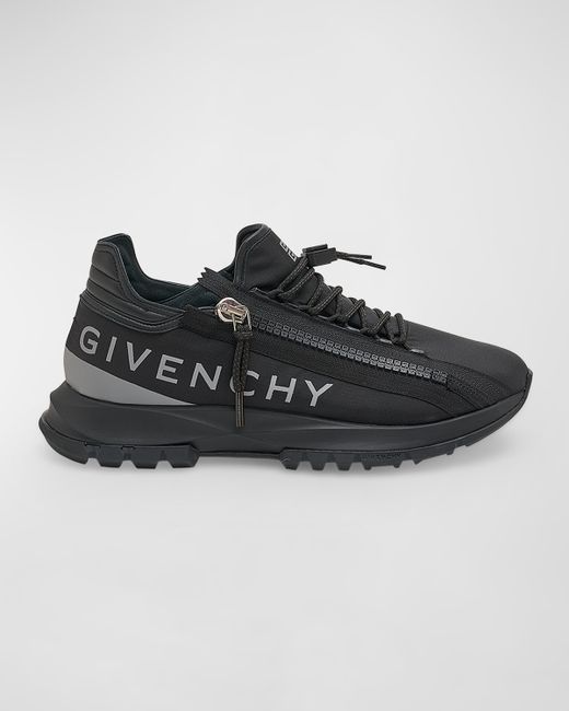 Givenchy Spectre Side-Zip Logo Runner Sneakers